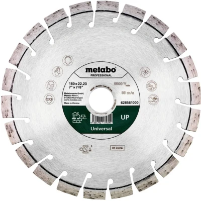Afbeelding van Metabo Accessoires Diamant slijpschijf Ø 180x22,23mm &quot;UP&quot; Universal &quot;professional&quot; 628561000