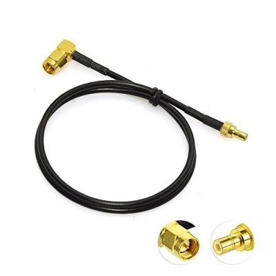 Afbeelding van Eightwood DAB Antenne SMA Verlengkabel Male naar SMB Female met RG174 50cm 1,6ft Antennekabel Compatibel voor Car Aerial Blaupunkt Beat TechniSat Pioneer Sony Kenwood Alpine JVC