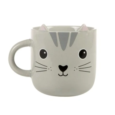 Afbeelding van Sass &amp; Belle witte kat mok
