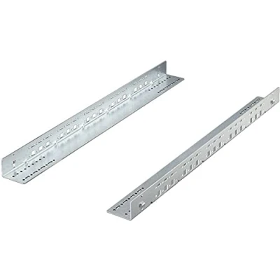 Afbeelding van Rittal glijrail 1he vaste inbouw tbv ts it 19 inch niveauafstand 345mm belastbaarheid 80 kg statisch plaatstaal verzinkt 5501410