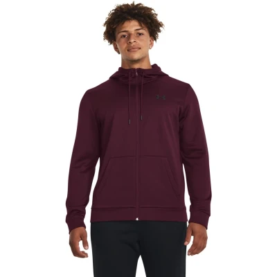 Afbeelding van Under Armour Sweater met rits, Heren, Maat: Small, Dark maroon