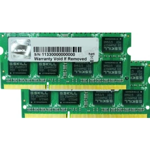 Afbeelding van G.Skill DDR3 SODIMM 2x4GB 1066MHz MAC [FA 8500CL7D 8GBSQ]