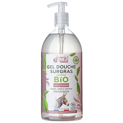Afbeelding van MKL Green Nature Biologische Ezelinnenmelk Supervette Douchegel 1 L