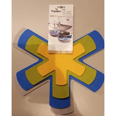 Afbeelding van Papillon Panbeschermer Ster Set van 4 Stuks Polyester Multicolor