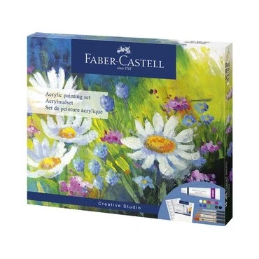 Afbeelding van Faber Castell acrylverfset 18 delig FC 379280