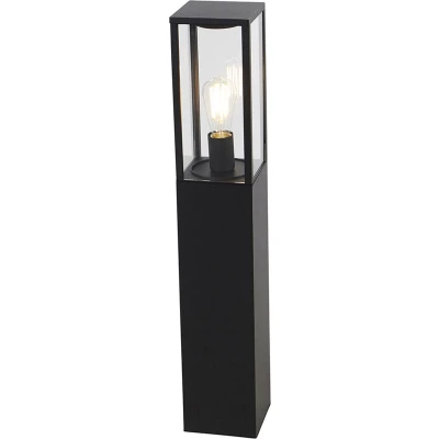Afbeelding van QAZQA Smart staande buitenlamp zwart 80 cm incl. Wifi ST64 Charlois