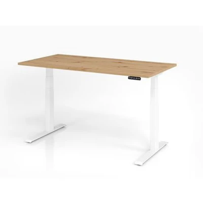 Afbeelding van XDKB 16 W 160x80 Bureau Elektrisch in hoogte verstelbaar 160 x 80 Knoestige Eiken Tafelhoogte I