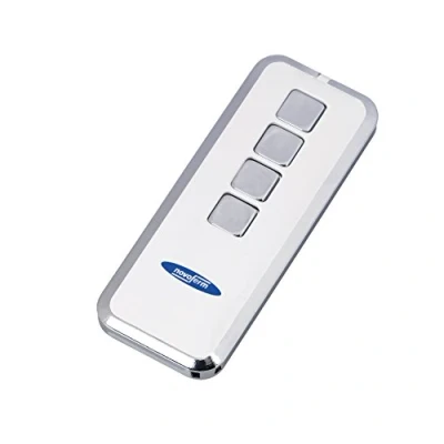 Afbeelding van Novoferm Garagedeur handzender Mini Novotron 524 (4 kanaals zender; 64/128 bit encryptie; 433 MHz; zilver/wit) TM15912101150