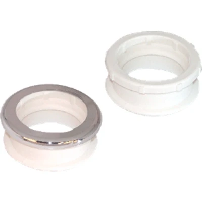 Afbeelding van De Beer valpijpmanchet rubber 45 mm 95S wit