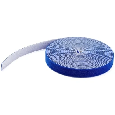 Afbeelding van StarTech.com 30,4 m klittenband blauw