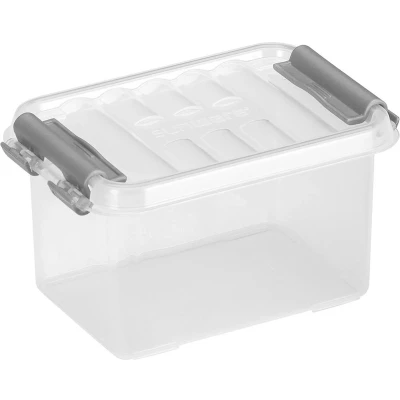 Afbeelding van SUNWARE Q Line Box 0,4 Liter 118 x 77 62mm transparant/metallic