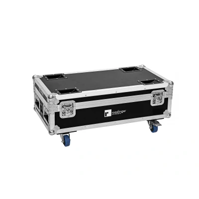 Afbeelding van ROADINGER Flightcase 6x AKKU IP UP 4 Plus HCL Spot WDMX with Charging Function