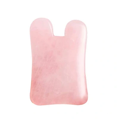 Afbeelding van Rozenkwarts Jade Roller Echte Gua Sha Board Paddestoel Massager Gezichts Lifting Tool Facial Guasha Massage (Concave)