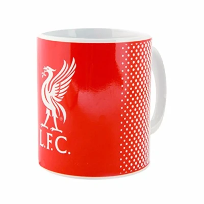 Afbeelding van Liverpool FC Rood Wit vervagen Design Voetbal Cadeau Beker Officiële