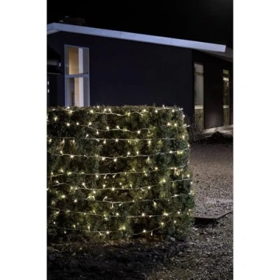 Afbeelding van KONSTSMIDE Led lichtsnoer Kerstversiering buiten Ledlichtsnoer, 240 warmwitte dioden (1 stuk)