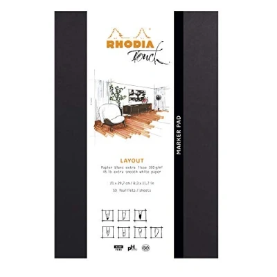 Afbeelding van Rhodia Touch Marker Pad A4+ wit papier