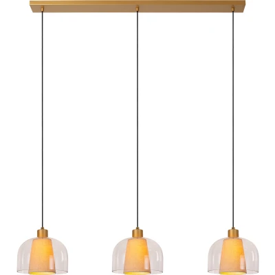 Afbeelding van Lucide GUNHILD Hanglamp 3xE27 in Lijn Transparant