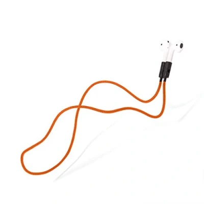 Afbeelding van KNOK Houderband compatibel met AirPods 1, 2, Pro Apple Strap houder band magnetische in oranje