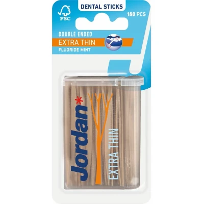 Afbeelding van Jordan Tandenstokers Extra Dun 140 stuks