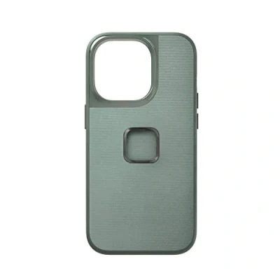 Afbeelding van Peak Design Mobile Everyday Fabric Case iPhone 14 Pro Sage Telefoonhoesje