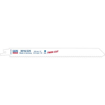 Afbeelding van Wilpu 3016/225 Twin cut reciprozaagblad Metaal en Hout (Bosch S123XF) per 5 stuks
