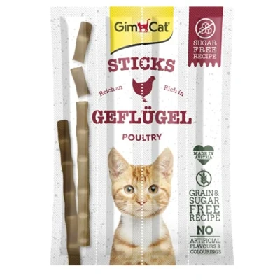 Afbeelding van GimCat Sticks Gevogelte 4 stuks