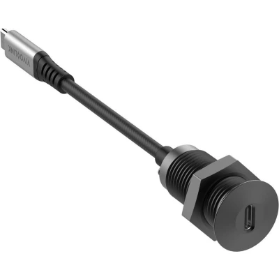Afbeelding van Vivolink USB C Desk socket black with 0,3m cable, PROUSBCMF0.3SOCKET B