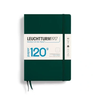 Afbeelding van Leuchtturm1917 notitieboek 120 grams medium A5 dotted forest green