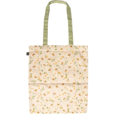 Afbeelding van Esschert Design Tas Katoen Bijenprint