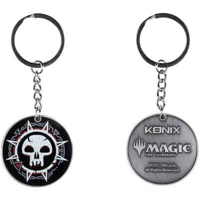 Afbeelding van Konix Magic: the Gathering Black Mana Keychain
