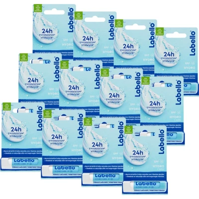 Afbeelding van Labello Lippenbalsem Blister Hydro Care 12 x 4.8 gr Voordeelverpakking