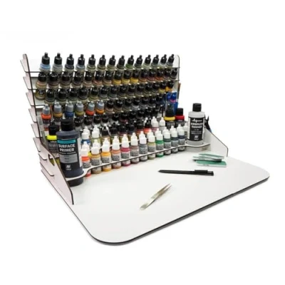 Afbeelding van Vallejo Paint Display And Work Station (50X37Cm) With Vertical Storage
