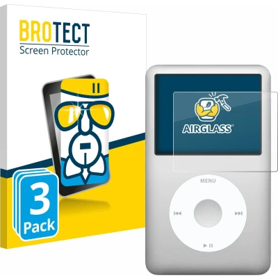 Afbeelding van BROTECT Screenprotector voor iPod classic Gen 5 7 Folie Beschermfolie Beschermglas transparant (3 Stuks)