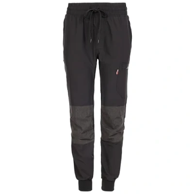 Afbeelding van TuffStuff Hyperflex joggingbroek slim fit rekbaar verstelbare tailleband zakken met rits heren werkbroek comfortabele broek voor heren, Zwart, M