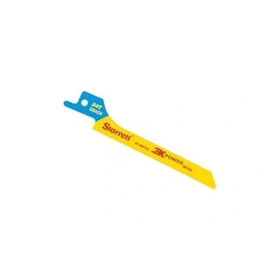 Afbeelding van Starrett SB424 5 Bi Metal Rechte Scroll Snijden Speciaal Doel Reciprocating Blade, 0.1 cm Dik, 24 TPI, 10.2 Lengte x 5/40.6 Breedte (Pak van 5)