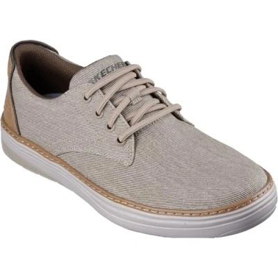 Afbeelding van Skechers Hyland Ratner Heren Canvas Schoenen, Kaki, 42 EU