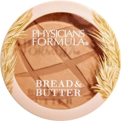 Afbeelding van Physicians Formula Bread &amp; Butter Bronzer, Crèmige Bronzer Poeder met Pro Vitamine en Vetzuren, Verrijkte Formule Amazonische Boters voor een Stralende, Zijdezachte Huid, Toasty