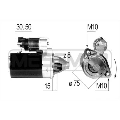 Afbeelding van Startmotor / Starter ERA 220644A