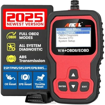 Afbeelding van ANCEL VD500Pro OBD2 Diagnoseapparaat voor VW Audi Skoda Seat All System Diagnose OBD Scanner Motorcontrolelampje EPB ABS SRS Olie Gasklepstand Aanpassing Remblok Reset Codelezer Tool
