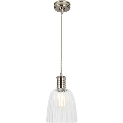 Afbeelding van Elstead Lighting LED Pendelarmatuur Douille 1X E27 Max 60W Dimbaar Polished Nickel