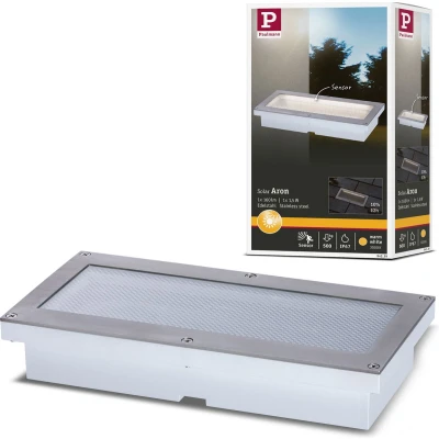 Afbeelding van Paulmann 94239 Aron Inbouwlamp op zonne energie 1.5 W Warmwit Wit