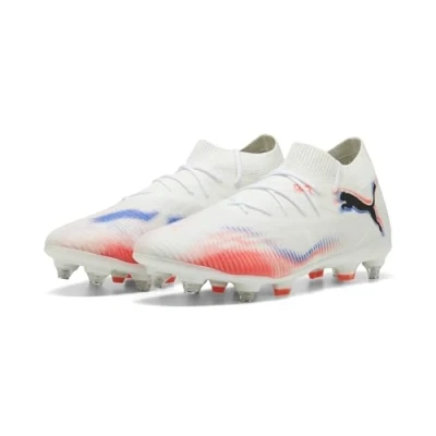 Afbeelding van PUMA Unisex Future 8 Match MXSG voetbalschoen, Wit Zwart Gloeiend Rood, 11.5 UK, 46.5 EU