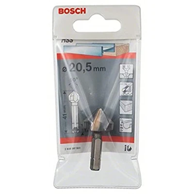 Afbeelding van Bosch Accessoires Conische verzinkboren 20,5, M 10, 41 mm, 1/4&quot; 1st 2608597503
