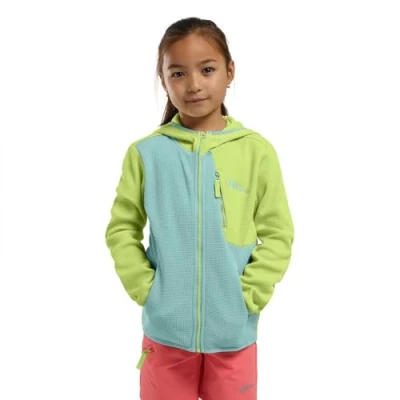 Afbeelding van Jack Wolfskin Actamic GRID Midlayer Runningjack voor kinderen, Maat: 140, Soft jade