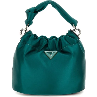 Afbeelding van GUESS Schoudertas Handtas Twiller Mini Top Handle Pouch Emerald Donkergroen