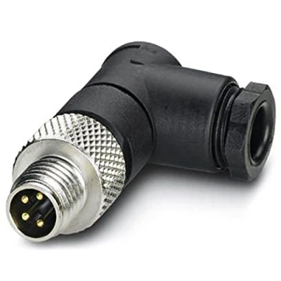 Afbeelding van Phoenix Contact 1554209 Sensor/actuator connector, niet geassembleerd M8 Aantal polen: 4 Stekker, haaks 1 stuk(s)