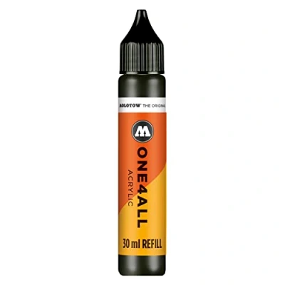 Afbeelding van Molotow ONE4ALL™ 30ml zwarte navul Inkt op acrylbasis