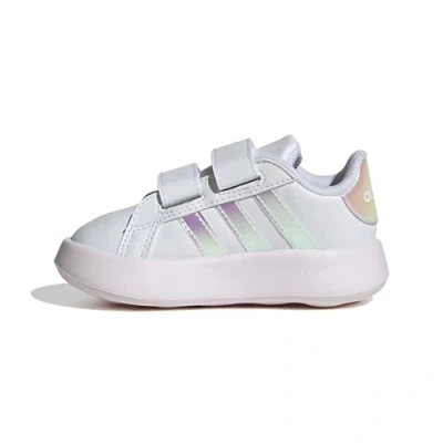 Afbeelding van adidas Uniseks Baby Grand Court 2.0 Shoes Kids, Cloud White/Almost Pink/Core Black, 21 EU