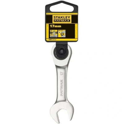 Afbeelding van Stanley handgereedschap FATMAX Stubby Ringsteeksleutel met ratel 17mm FMMT13113 0