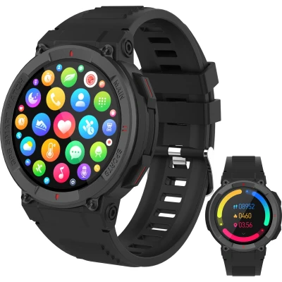 Afbeelding van Denver Smartwatch Android iOS GPS Volledige Belfunctie Sporthorloge Hartslagmeter Saturatiemeter Slaapmonitor SWG339